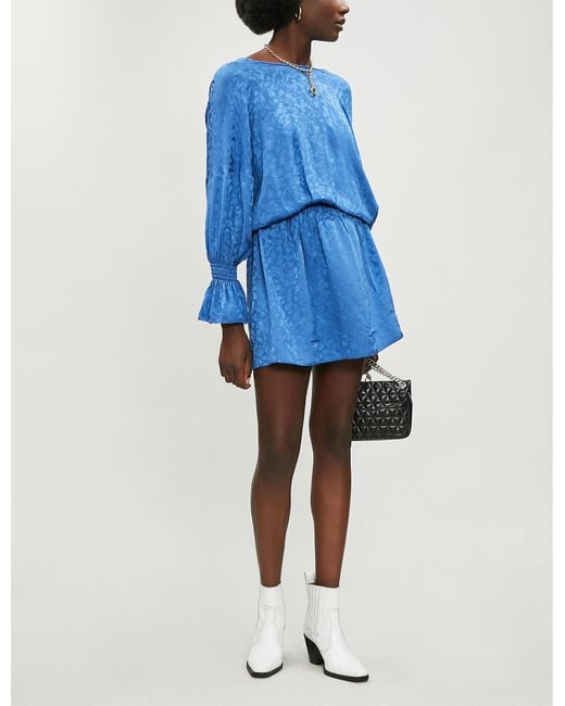 Zadig & Voltaire Blue Riri Jac Leo Dress