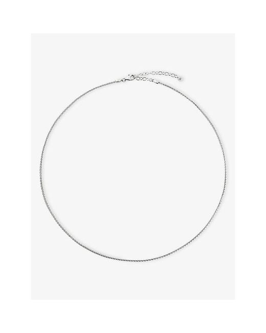 Monica Vinader Metallic Wheat 18Ct Vermeil Chain Necklace
