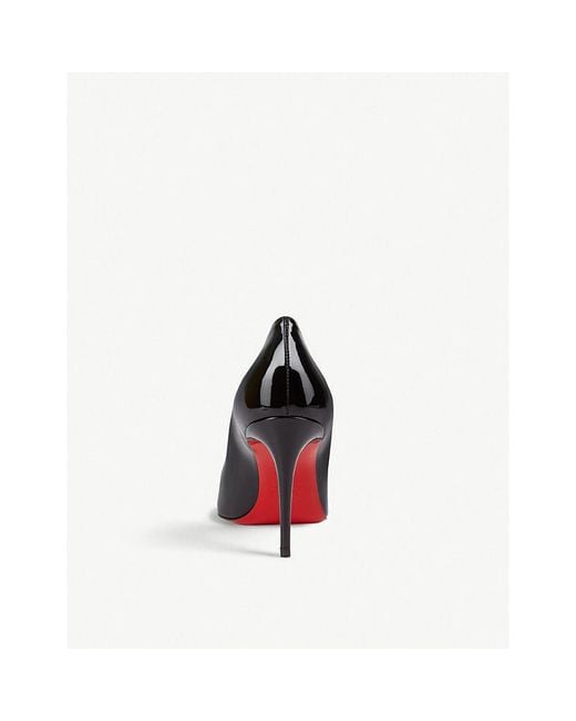 Christian Louboutin Black Kate 85 Patent Leather Courts