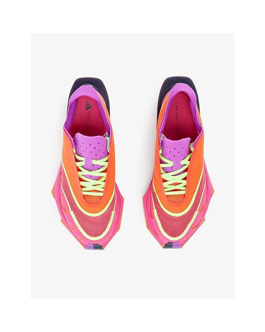 Adidas By Stella McCartney Pink Earthlight Pro Low-top Synthetic Trainers