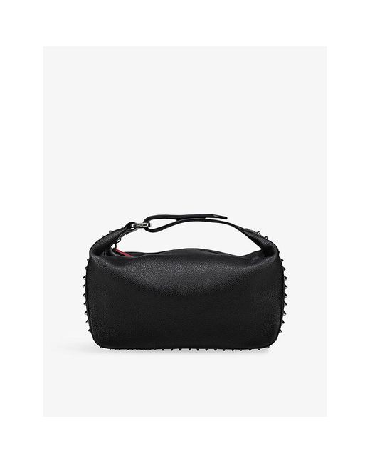 Christian Louboutin Black Funky Dopp Leather Pouch for men