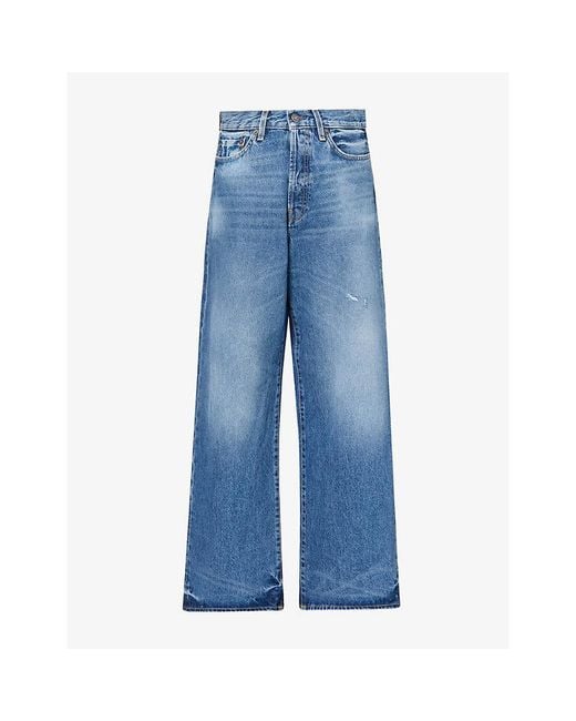 Acne Blue 1981 Wide-Leg Denim Jeans
