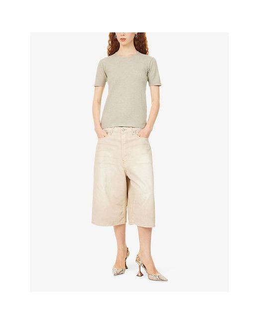 Fear Of God Natural Slim-Fit Classic Stretch-Rib T-Shirt