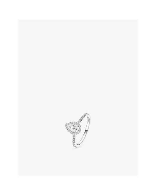 Messika White Joy 0.25Ct 18Ct And 0.45Ct Diamond Ring