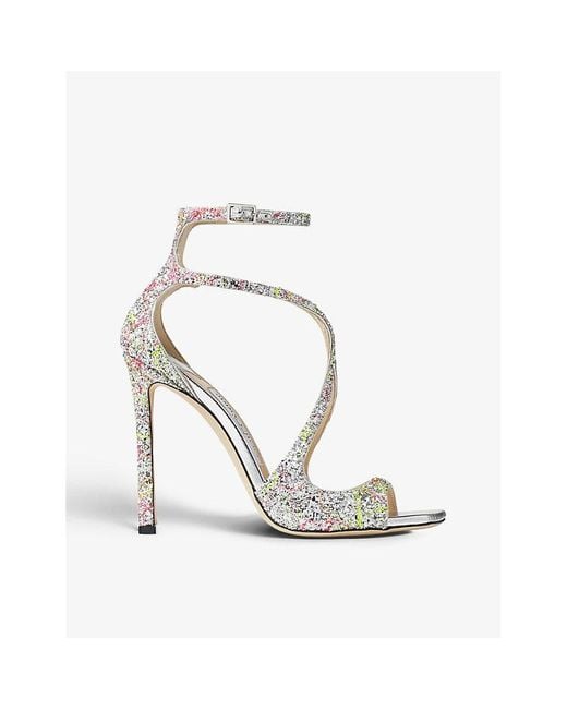 Jimmy choo deals glitter sandals