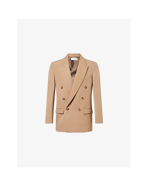 The Row Natural Mazzy Double-Breasted Wool Jacket for men