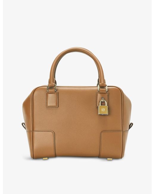 Loewe Amazona 19 Square Leather Shoulder Bag Lyst UK