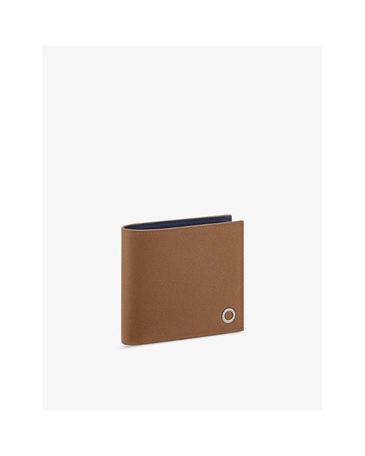 BVLGARI Brown Leather Wallet