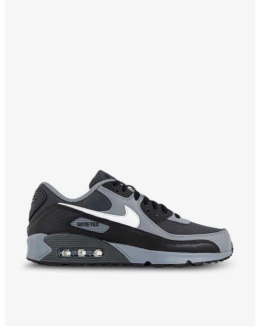 Nike Blue Air Max 90 Gore-tex Leather And Mesh Low-top Trainers for men