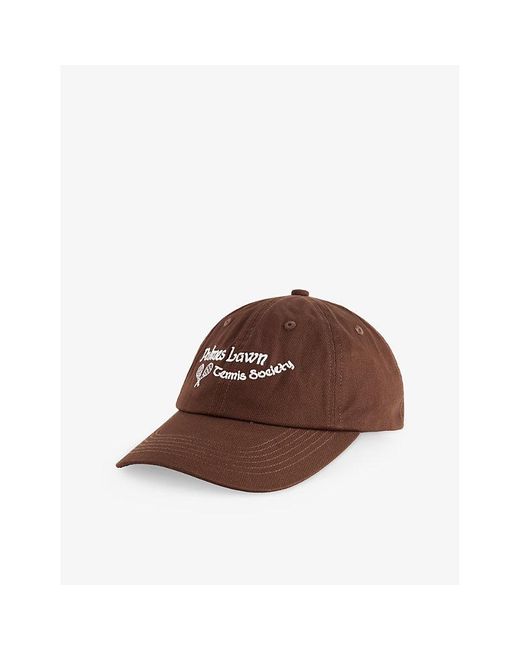 Palmes Brown Angels Six-Panel Cotton Baseball Cap for men