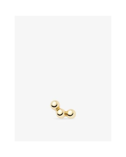 Missoma Metallic Trio 9Ct Flat Back Stud Earring