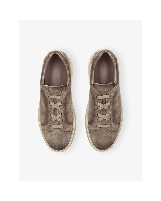 Officine Creative Natural Slouch Suede Trainers for men