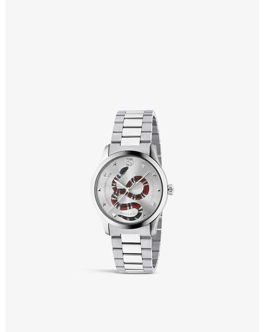 Gucci Ya1264076 G-timeless Stainless 