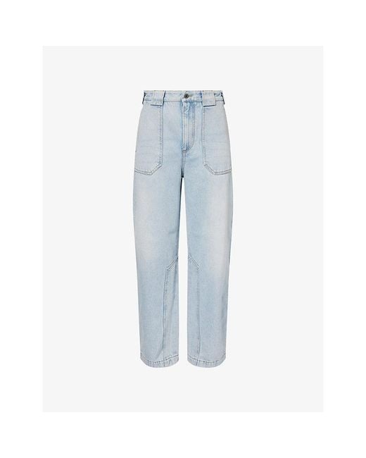 Loewe Blue X Paula's Ibiza Wide-Leg Denim Jeans for men