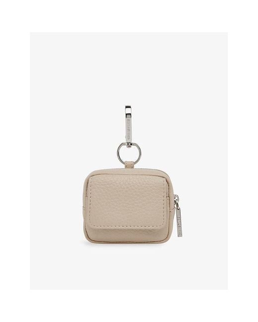 Whistles White Bibi Leather Keyring