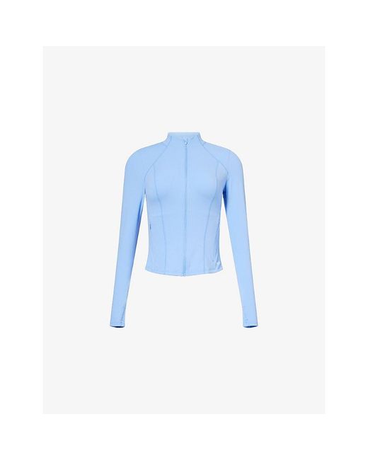 WE Are Tala Blue Dayflex Zip-Up Stretch-Woven Sports Jacket