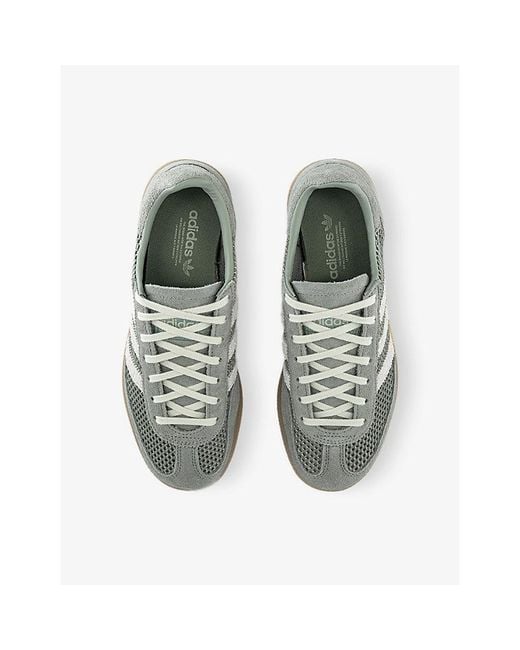 Adidas Multicolor Handball Spezial Suede And Mesh Trainers