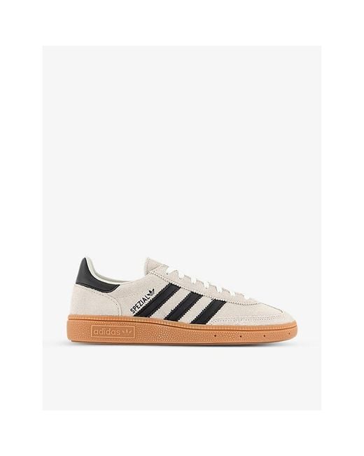 Adidas Multicolor Handball Spezial Brand-Motif Suede Low-Top Trainers for men