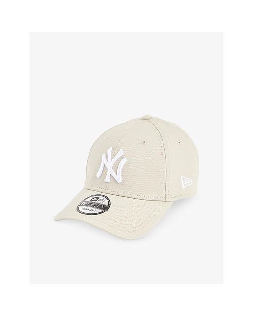 KTZ White 9forty New York Yankees Cotton Cap for men