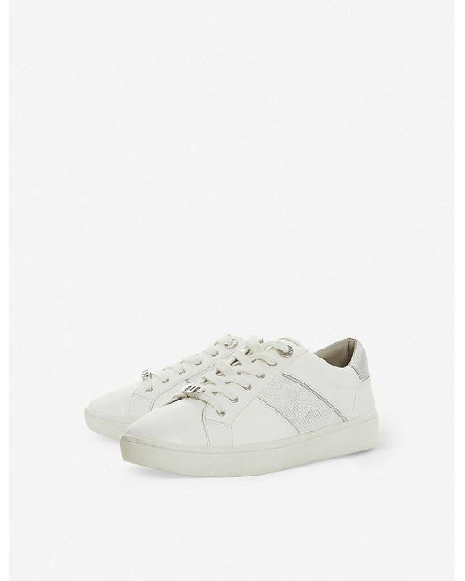 dune white trainers