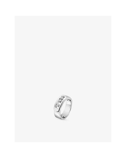 Messika White Move Noa 18Ct And 0.11Ct Diamond Ring