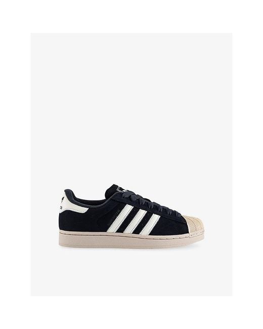 Adidas Black Superstar Ii Woven Trainers for men