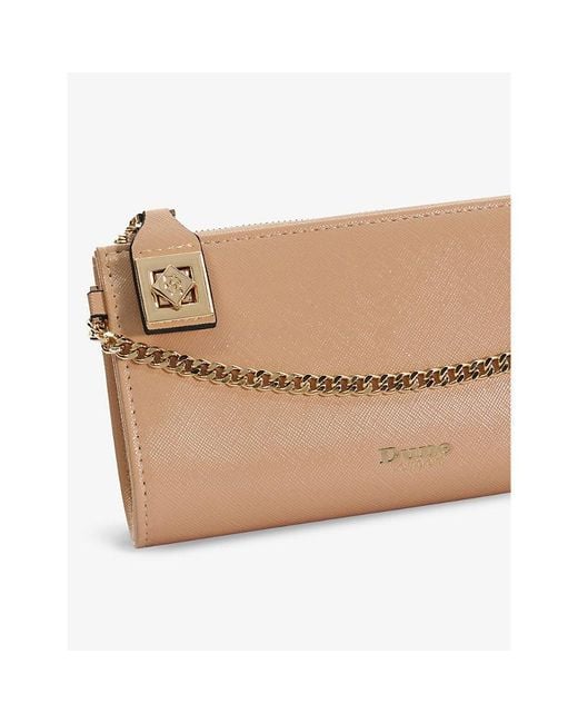 Dune Natural Koining Large Faux-leather Purse