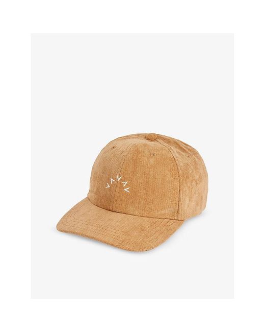 Varley Brown Franklin Brand-embroidered Woven Cap
