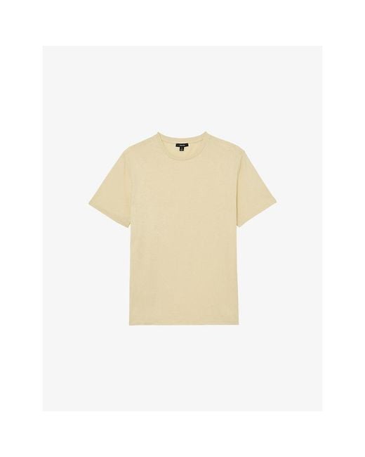 Reiss Natural Bless Crewneck Cotton-Jersey T-Shirt for men