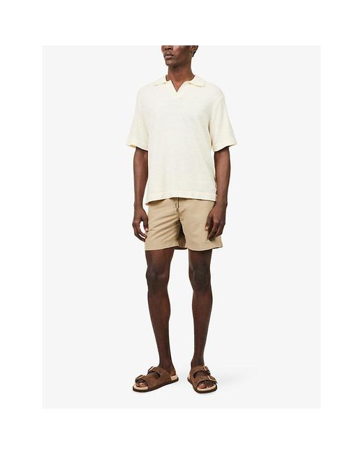 Orlebar Brown Natural Bulldog Drawstring Swim Shorts for men