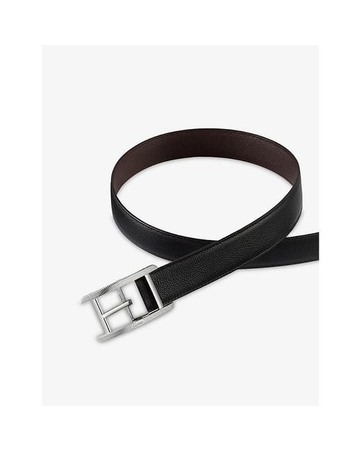 Cartier White Tank De Leather Belt for men