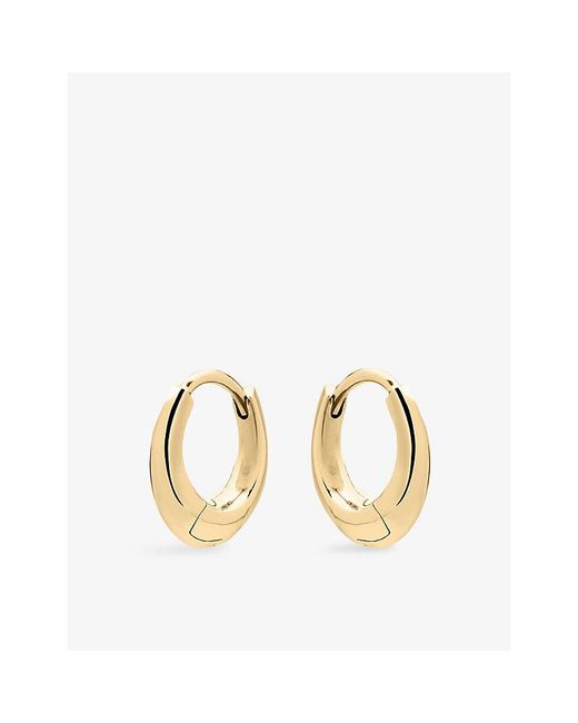 Shaun Leane Metallic Sabre Mini 18Ct Hoop Earrings