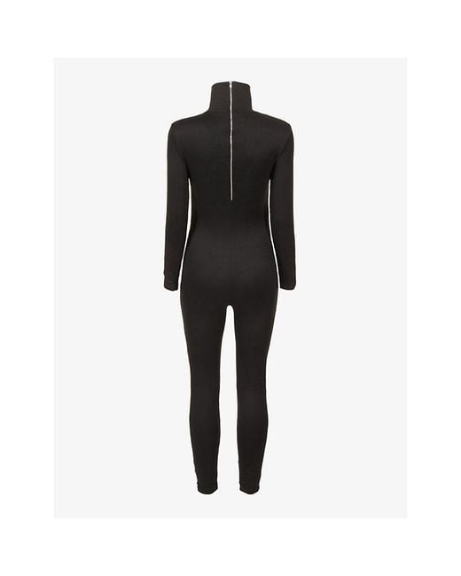 BUMPSUIT Black Maternity The Penelope Turtleneck Stretch-Jersey Jumpsuit