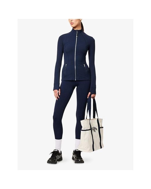 lululemon athletica Blue Define Nulu Stretch-Woven Jacket
