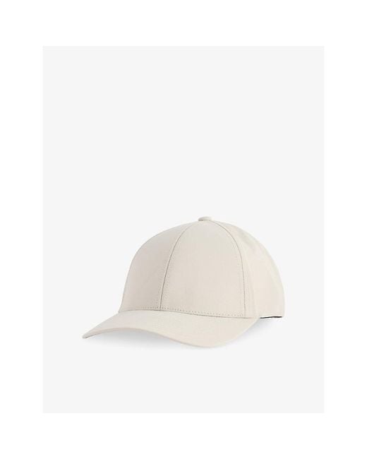 Varsity Headwear White Legacy Structured Active Tech Woven Baseball Cap for men