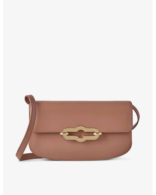 Mulberry Brown East West Pimlico Leather Cross-body Bag
