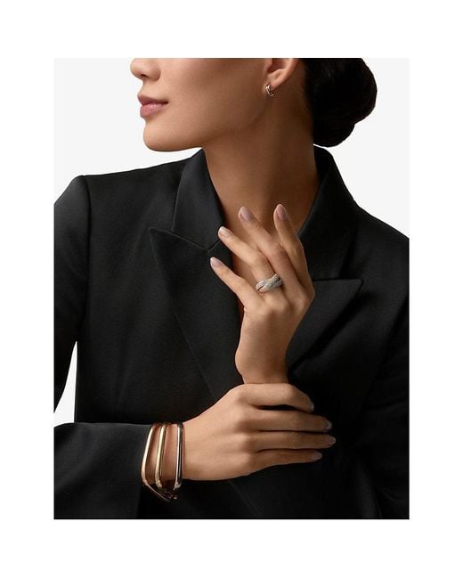Cartier Metallic Trinity De Large 18Ct, Rose, - And 3.50Ct Brilliant-Cut Diamond Ring
