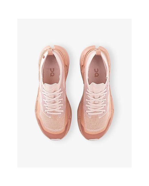 On Shoes Pink Cloudsoma Mesh Trainers