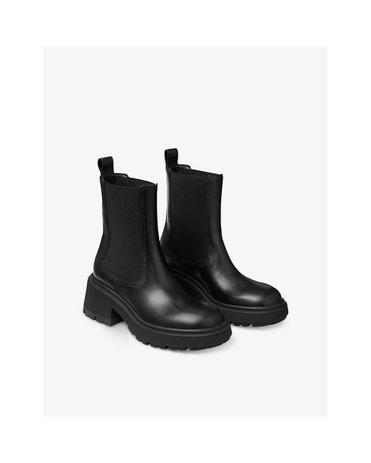 Jimmy Choo Black Tamia Chelsea Leather Boots