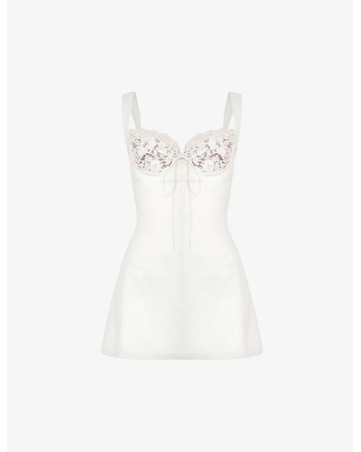 House Of Cb Adriana Mini Dress in White Lyst