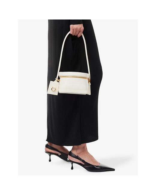 Jacquemus White Le Vanito Leather Top-handle Bag