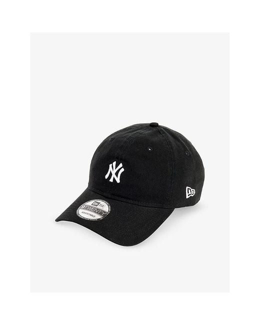 KTZ Black 9twenty Mini-logo Cotton Baseball Cap for men