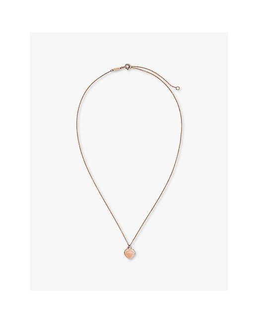 Tiffany & Co Multicolor Return To Tiffany 18Ct Rose- Pendant Necklace