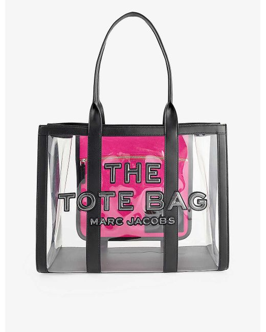 Marc Jacobs Pink The Large Tote Pvc Bag