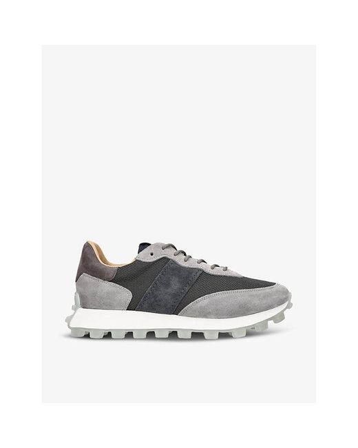 Tod's Gray Allacciata 25k Runner Leather And Shell Low-top Trainers for men