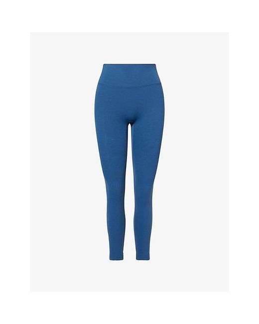 ADANOLA Blue Ultimate High-Rise Gym Leggings