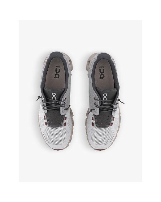 On Shoes Gray Cloud 5 Mesh Low-top Trainers