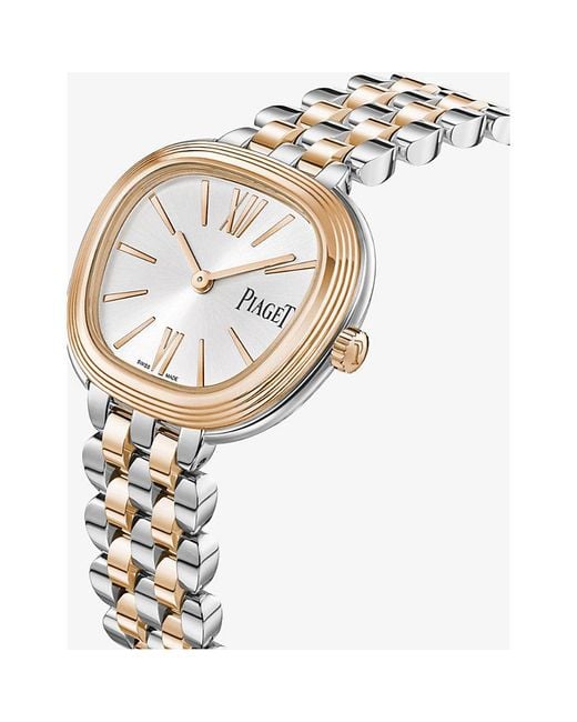 Piaget Metallic Sixtie 18Ct Rose- And Stainless-Steel Quartz Watch 29Mm