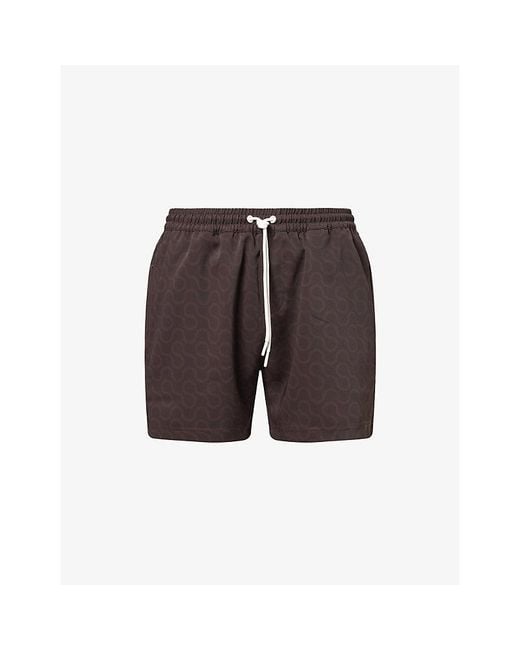 Raith Gray Brezza Wave Swim Shorts for men
