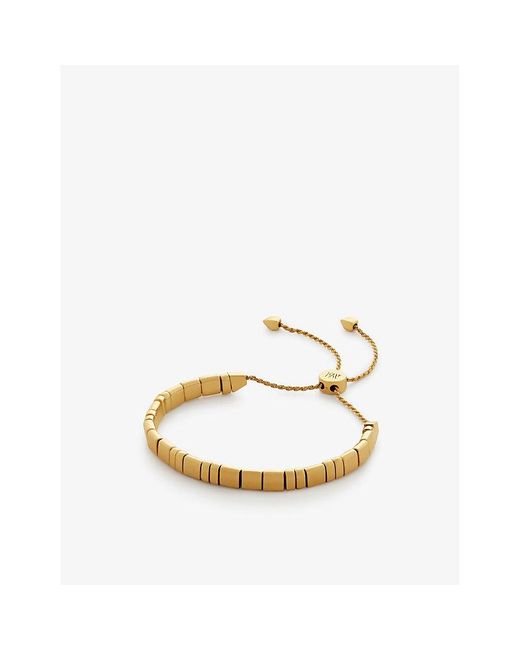 Monica Vinader Metallic Delphi 18Ct-Plated Vermeil Recycled Sterling- Friendship Bracelet